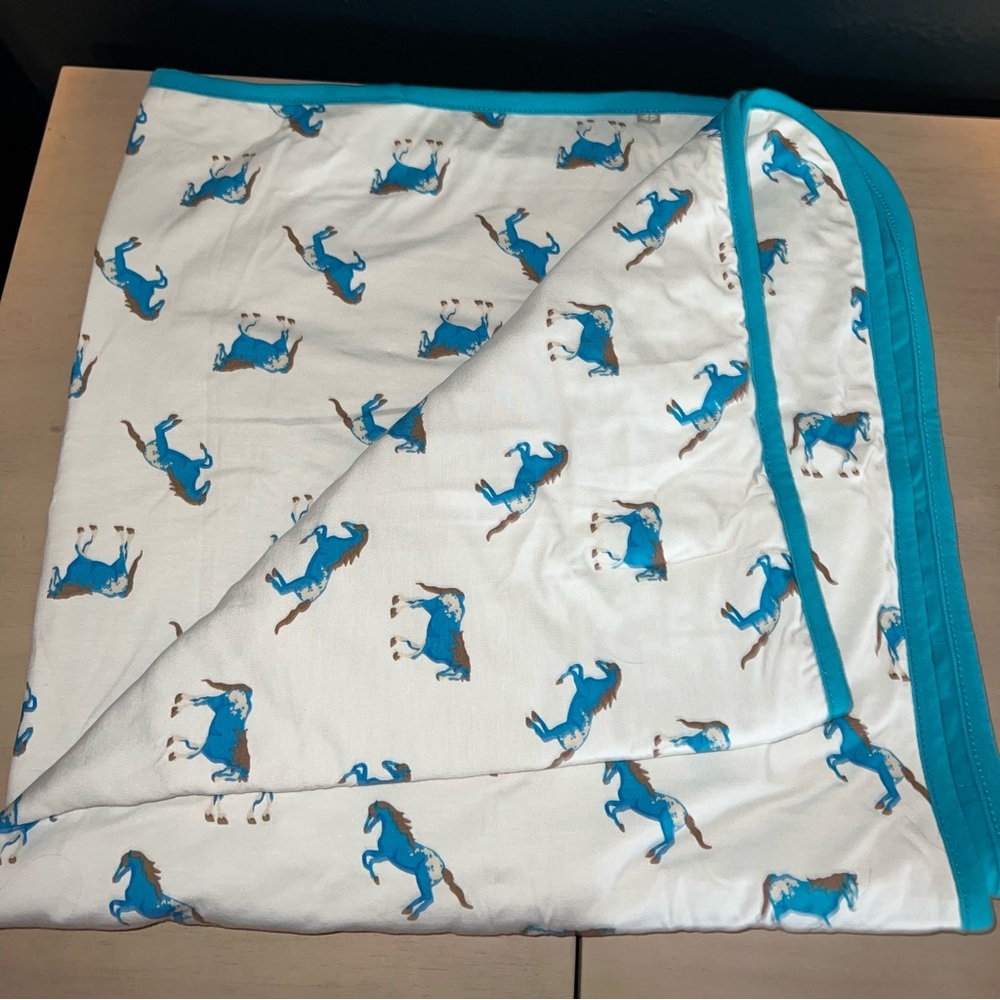 Kyte baby HTF Horse baby blanket